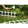 Emsco Group Cape Cod Style Decorative Fencing, White Border Edging, 13inx33in sections, 50ft of Garden Edging 2120HD